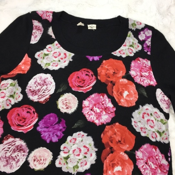 Anthropologie Moth Rose Snapshot Pullover Sweater - Picture 4 of 8